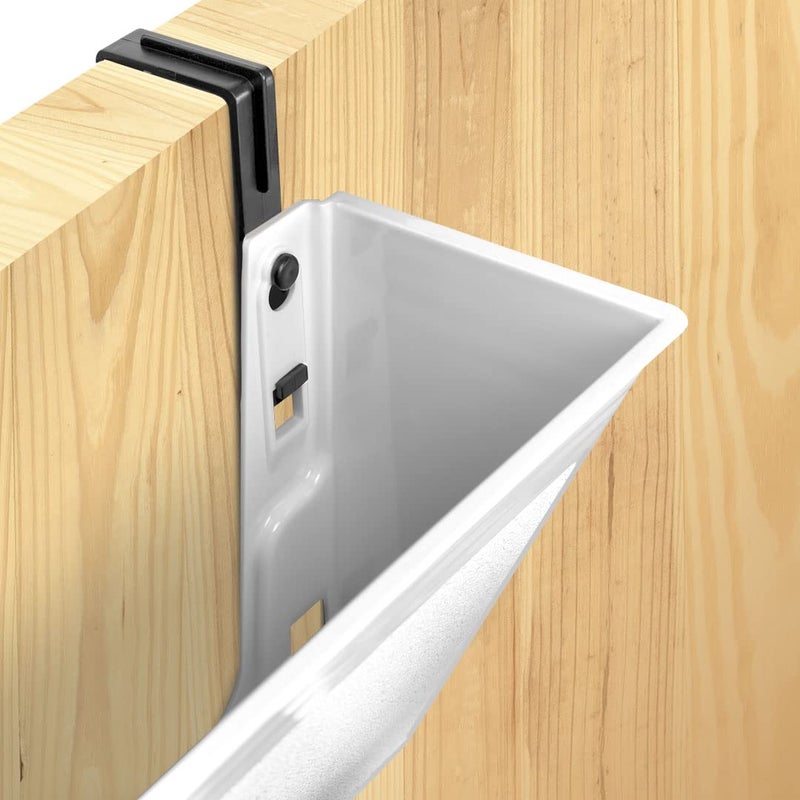 Acrimet Wall Mount Pocket File Organizer Holder (Hangers Included) (White Color) (3 Pack) - Image 4